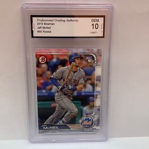 2019 Bowman Jeff McNeil Mets #90 (MISC3)